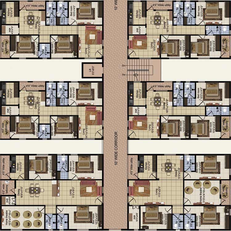 Pavan Towers Floor Plan